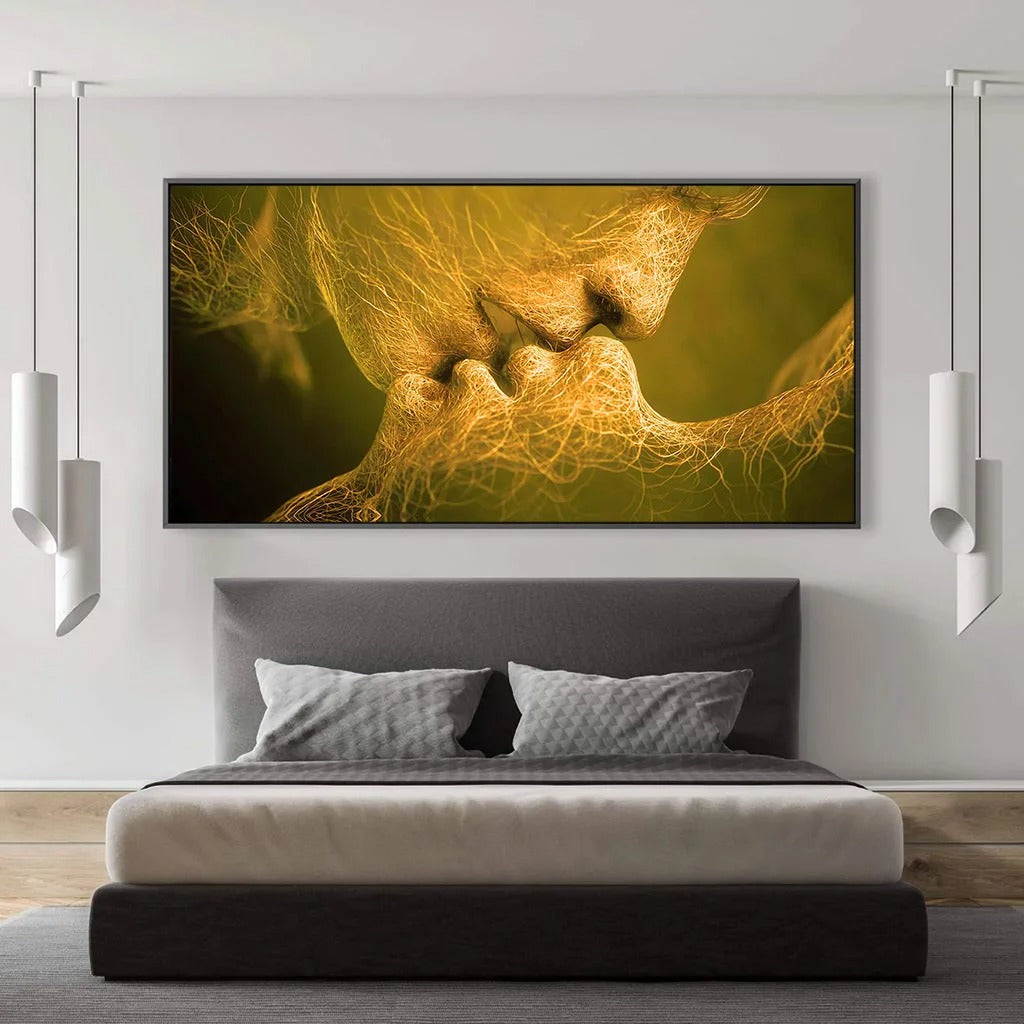 New Couple Roots Gold Canvas