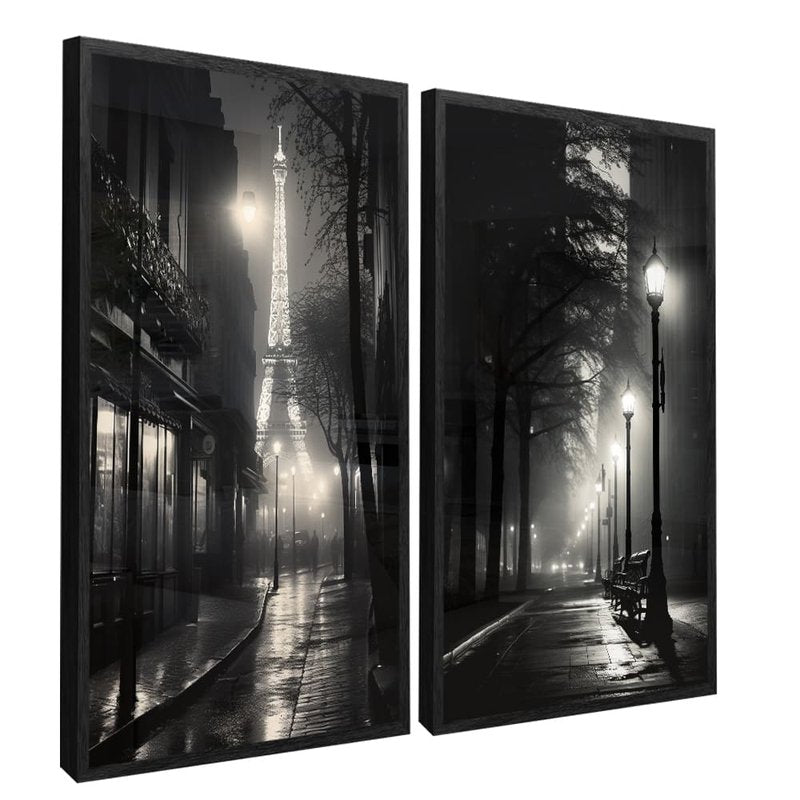 Night in Paris Kit with 2 Tables Canvas