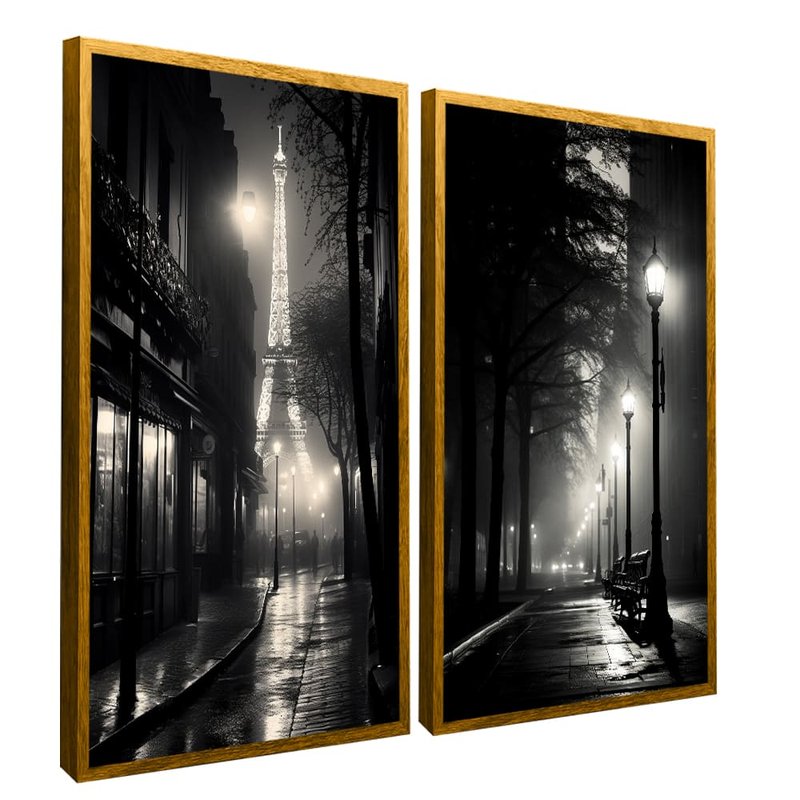 Night in Paris Kit with 2 Tables Canvas