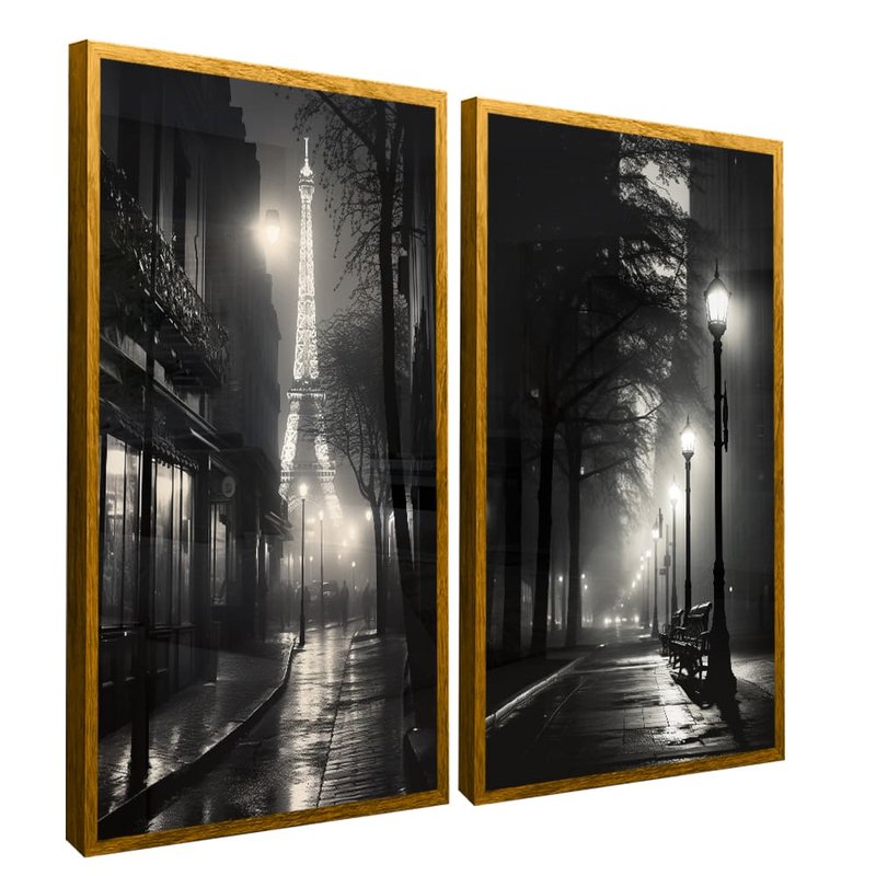 Night in Paris Kit with 2 Tables Canvas