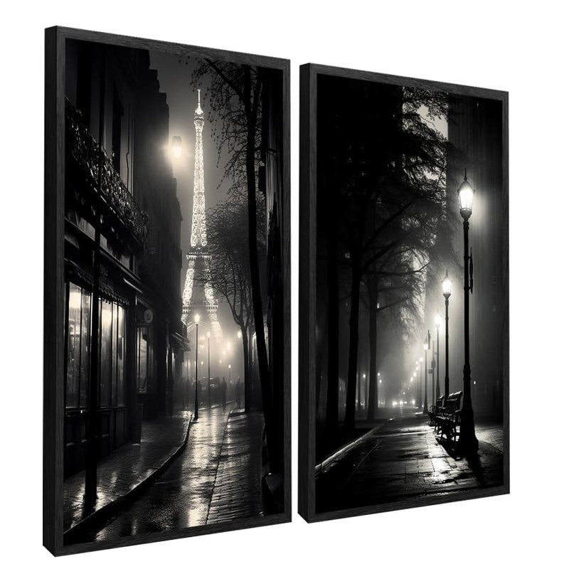 Night in Paris Kit with 2 Tables Canvas