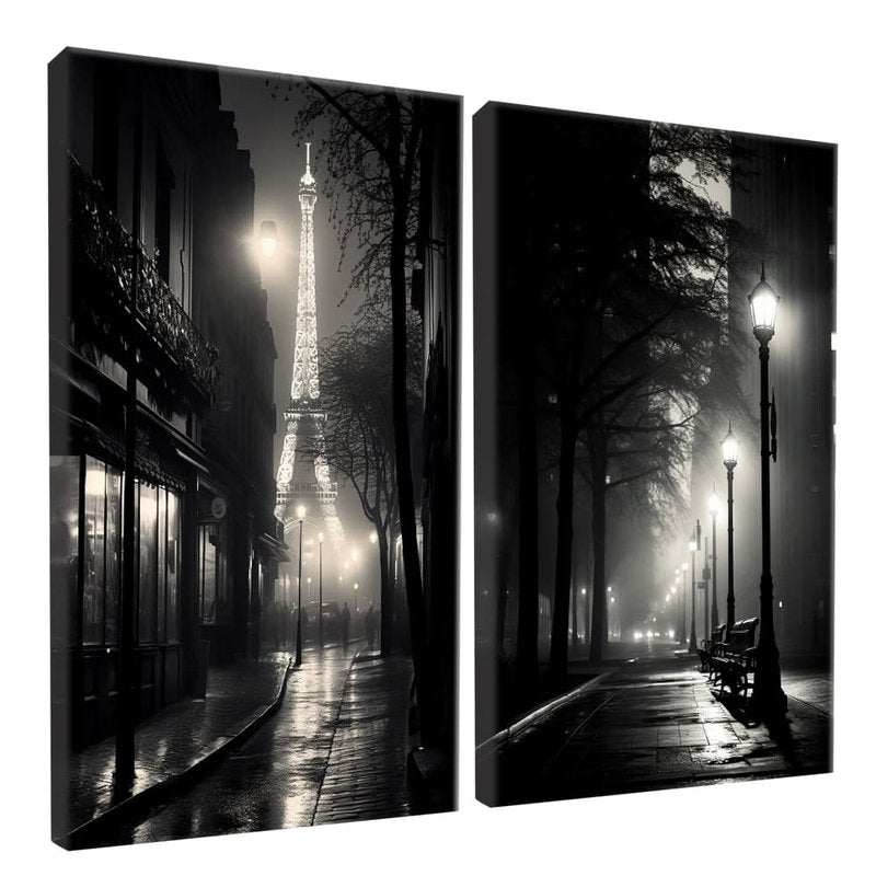 Night in Paris Kit with 2 Tables Canvas