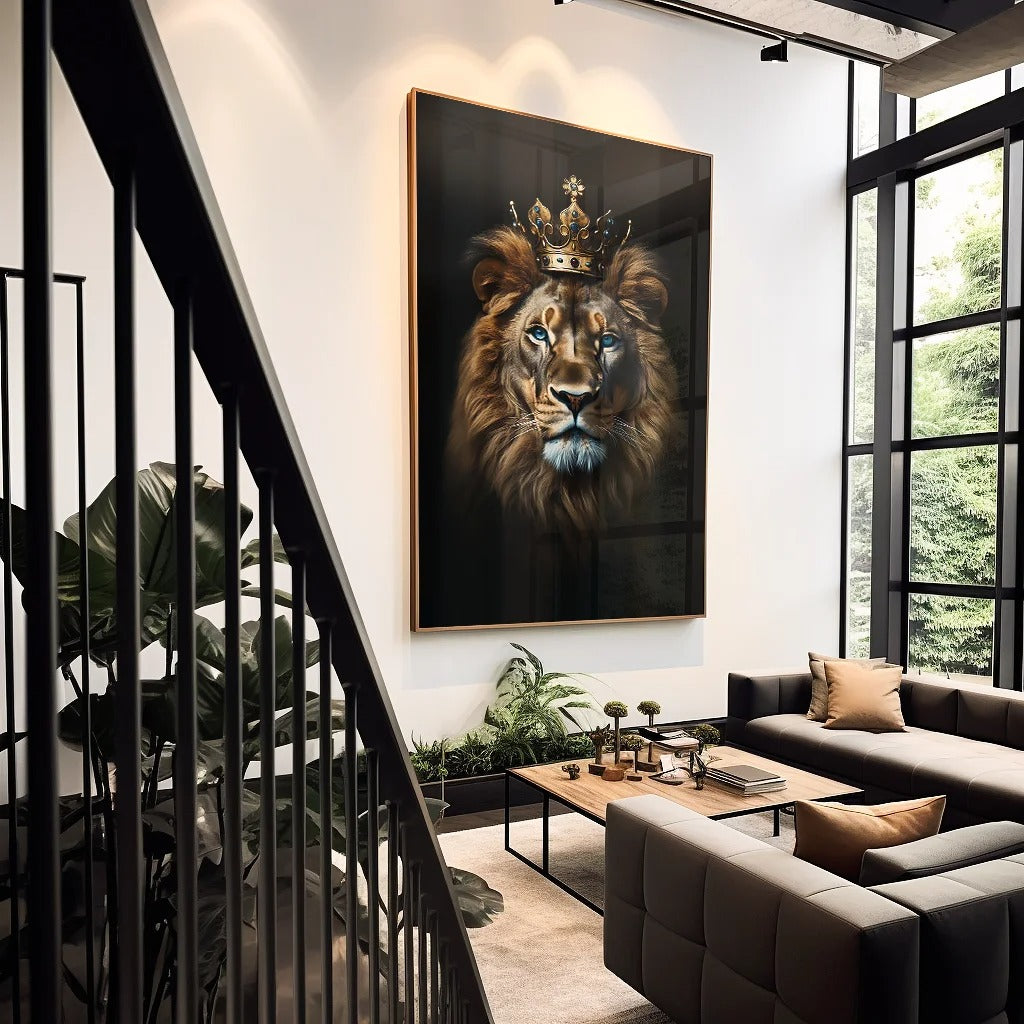 Noble Lion King Canvas