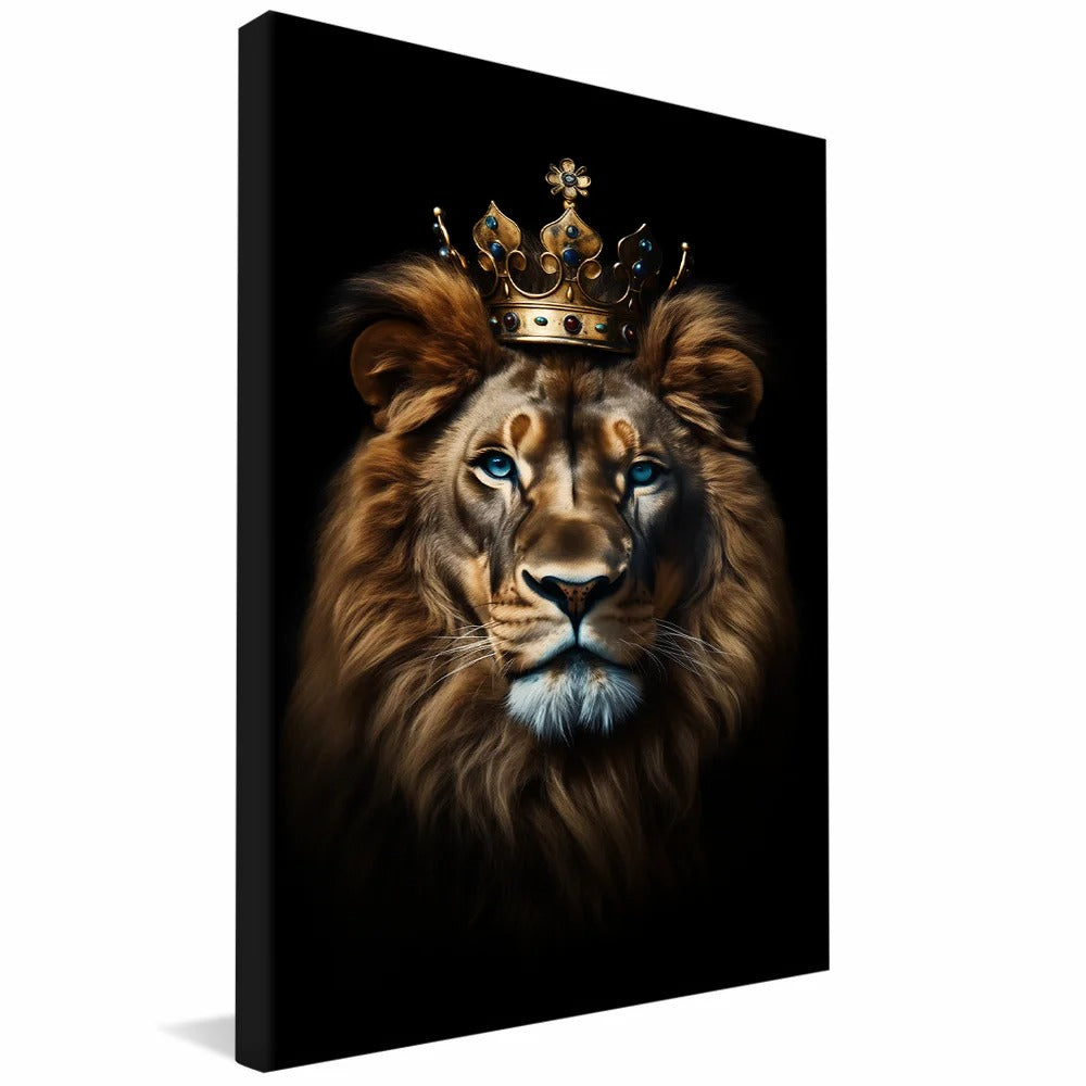 Noble Lion King Canvas