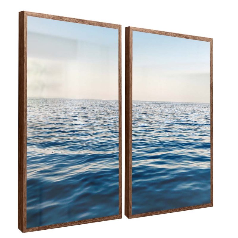 Duo Boat And Beach Canvas V1645