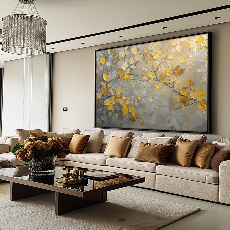 Oil Golden Sheets V1167 Canvas