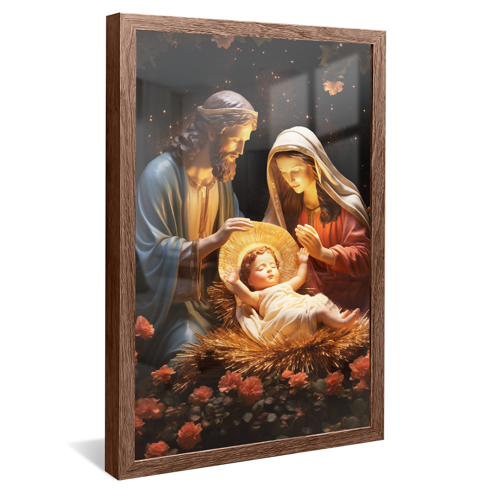 Ornamental Holy Family Canvas