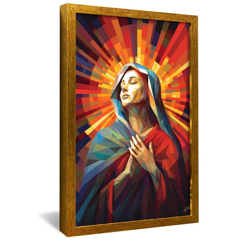 Our Lady Geometric V1852 Canvas