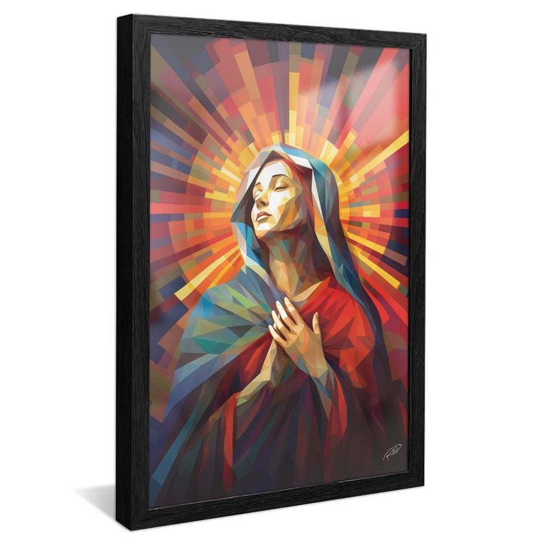 Our Lady Geometric V1852 Canvas