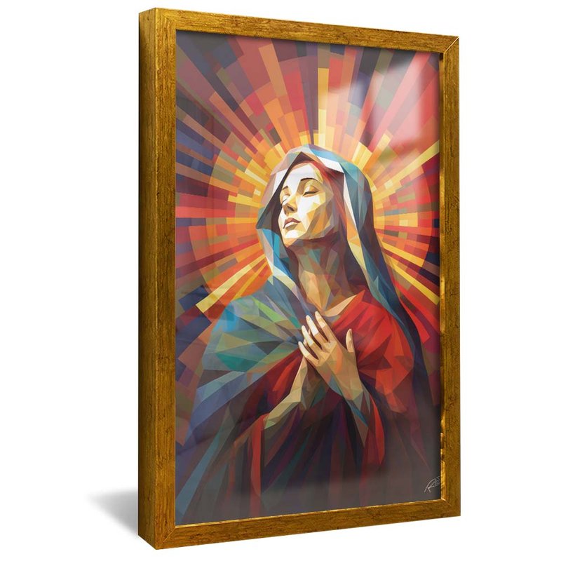 Our Lady Geometric V1852 Canvas