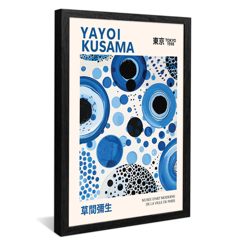 Yayoi Kusama Blue Circles V2423 Canvas
