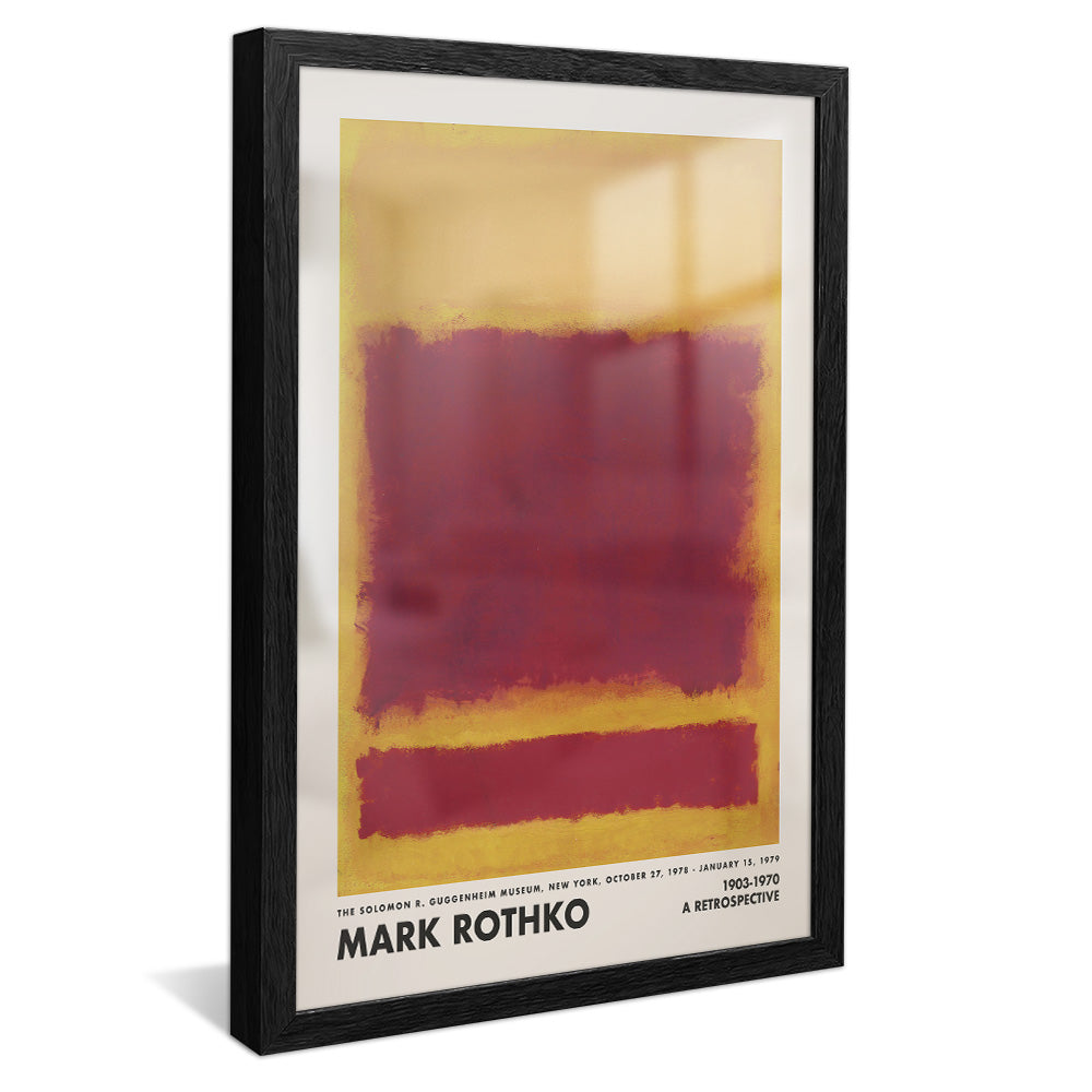 Mark Rothko Yellow and Red V2431 Canvas