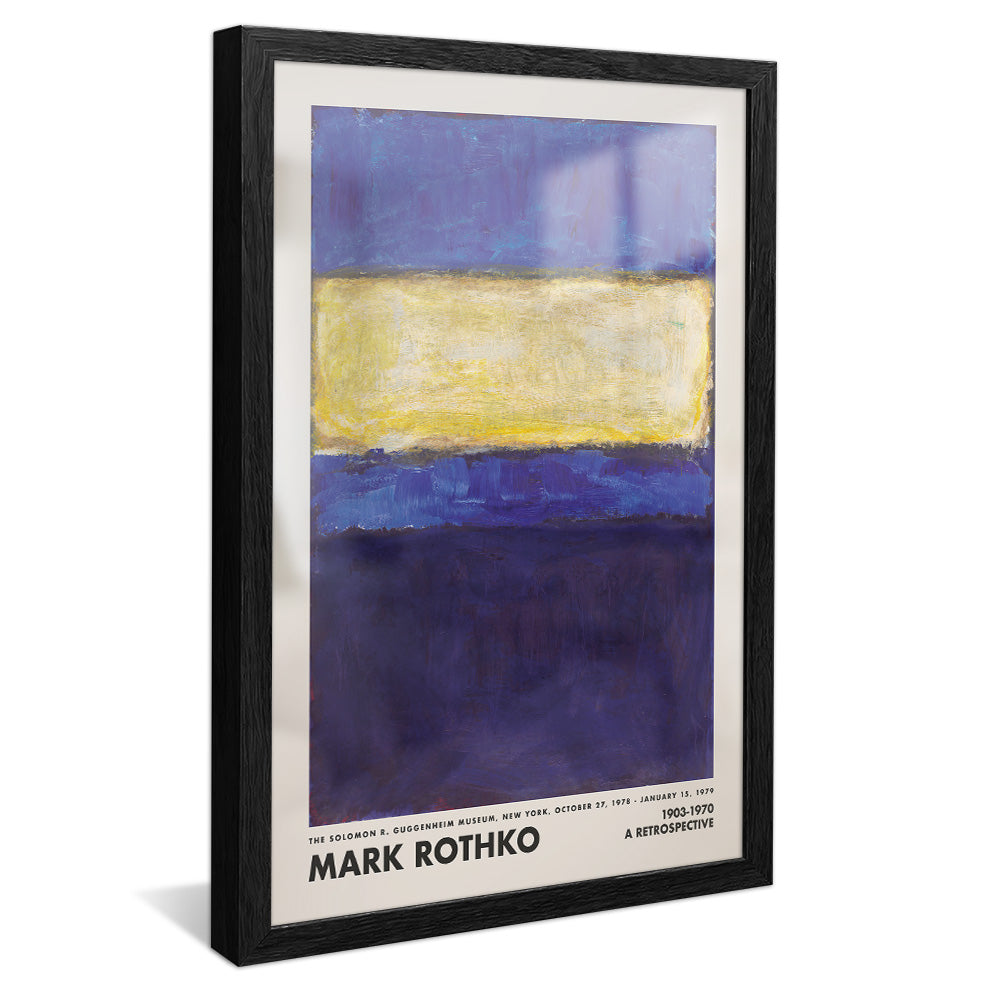 Mark Rothko blue and Yellow V2429 Canvas
