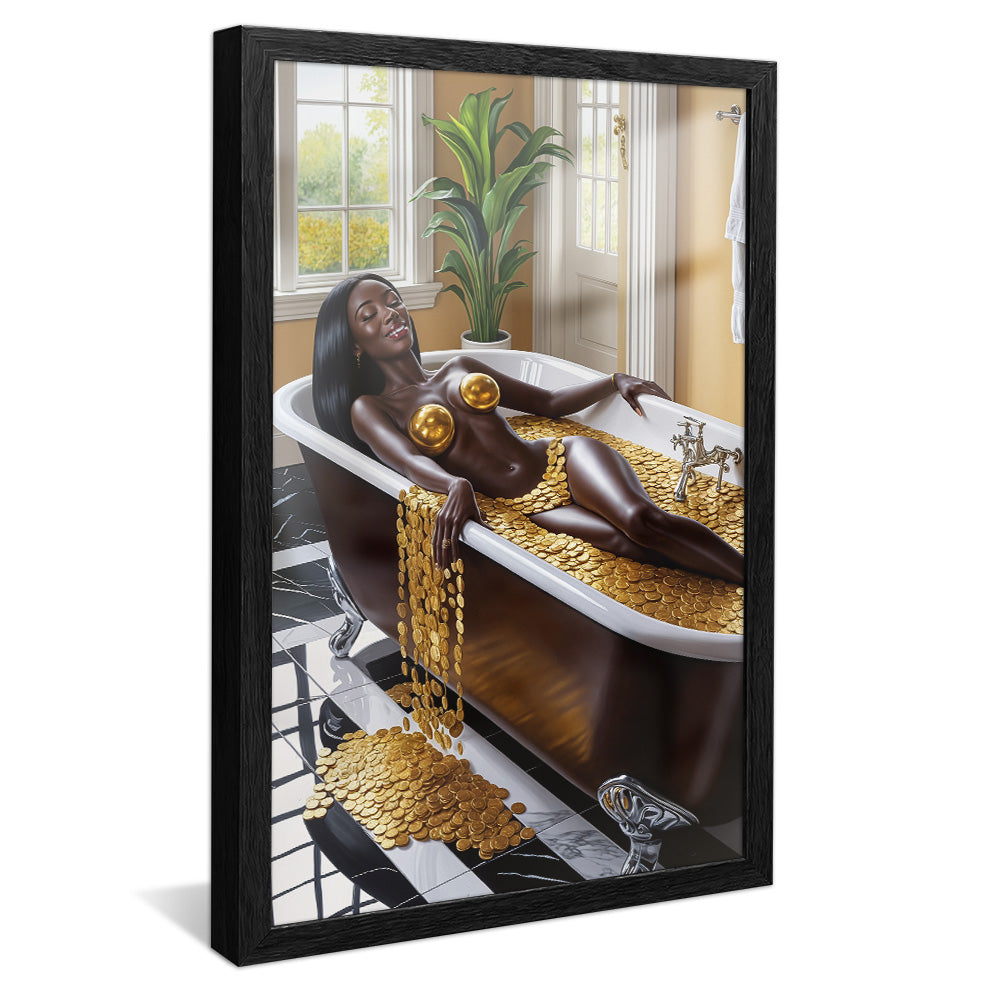 Lady of Gold V2474 Canvas