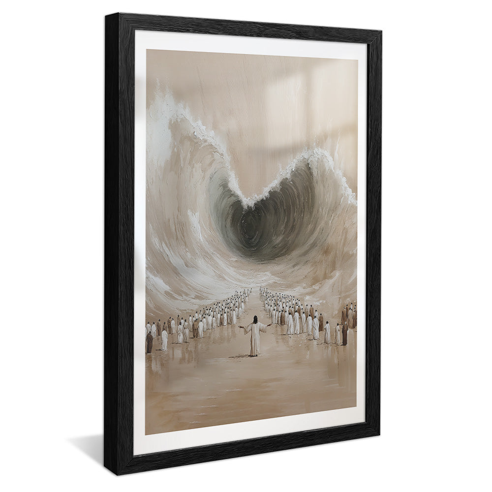 Painting of Moses Parting the Red Sea V2479 Canvas