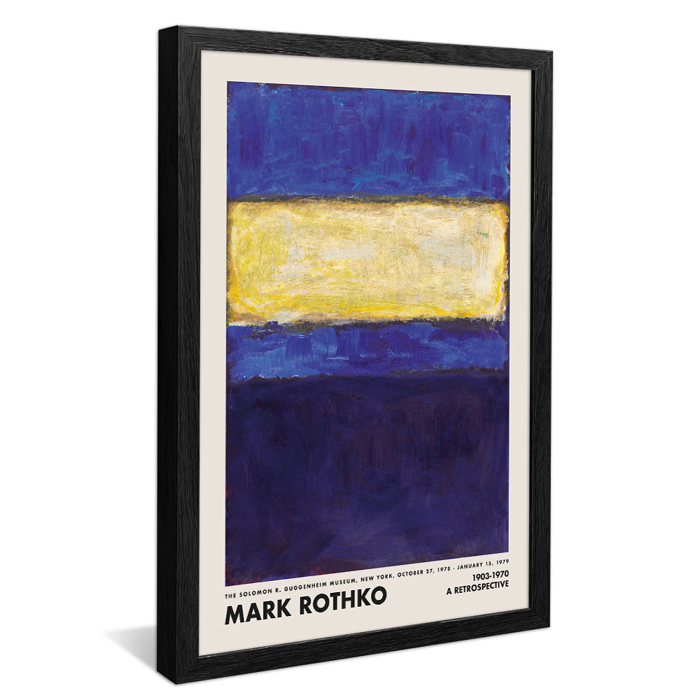 Mark Rothko blue and Yellow V2429 Canvas