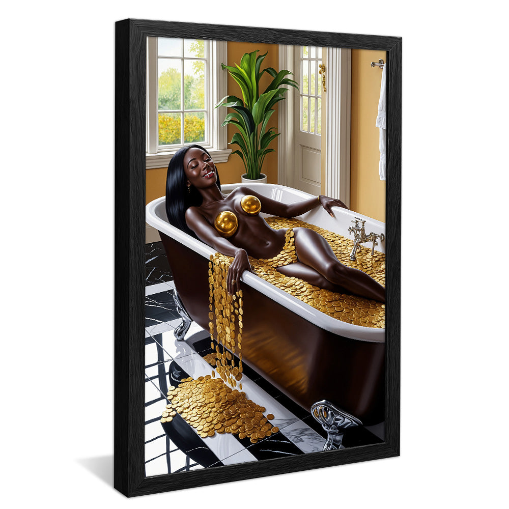 Lady of Gold V2474 Canvas