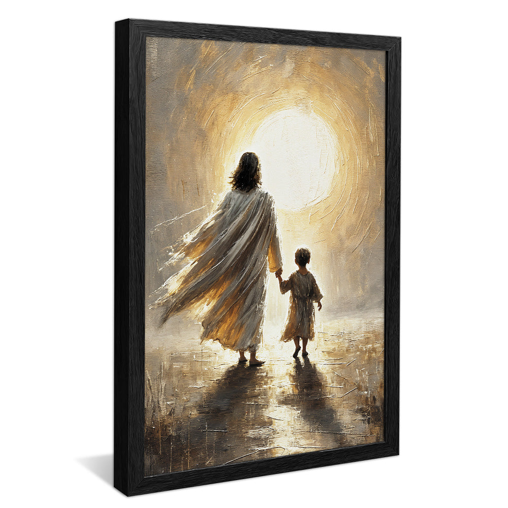 Jesus and the Child Painting V2439 Canvas