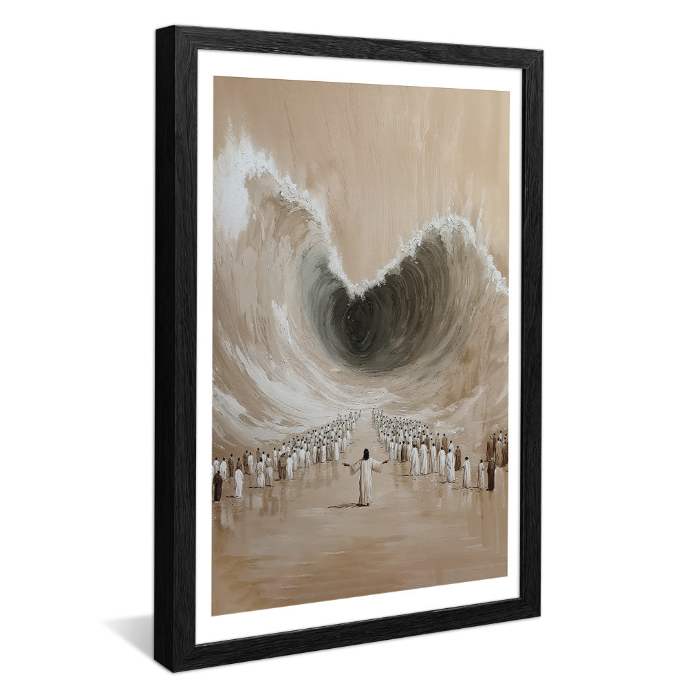 Painting of Moses Parting the Red Sea V2479 Canvas