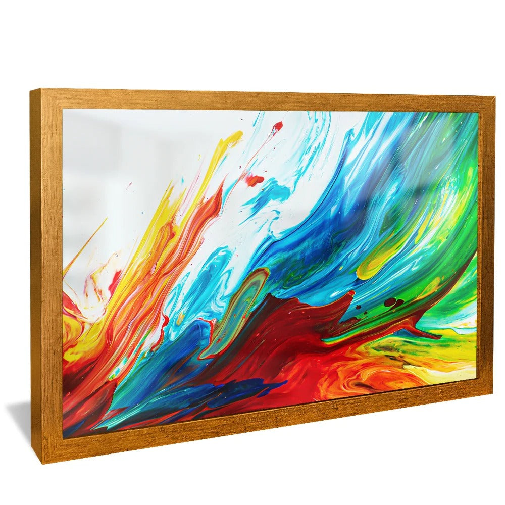 Paint Wave Decorative Canvas V1356