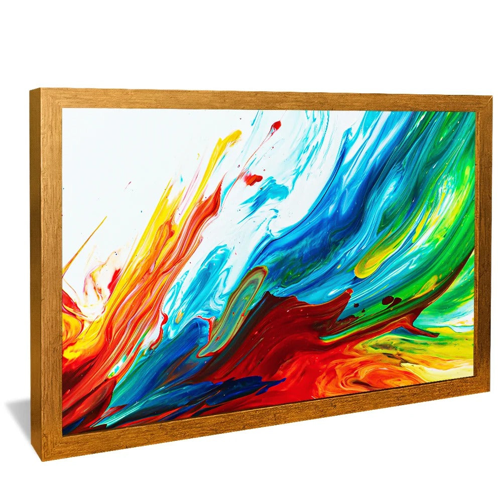 Paint Wave Decorative Canvas V1356