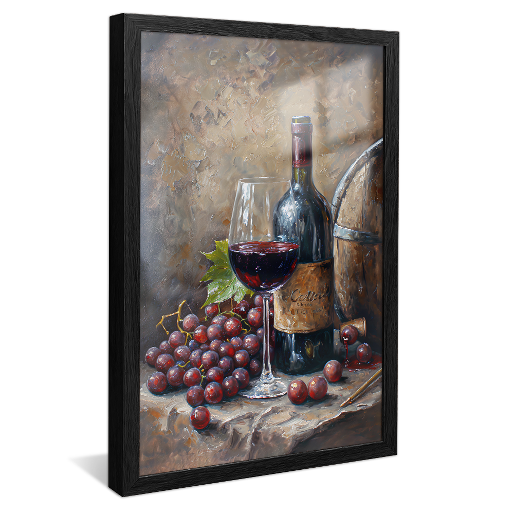 Painting Wine Barrel V1203 Canvas