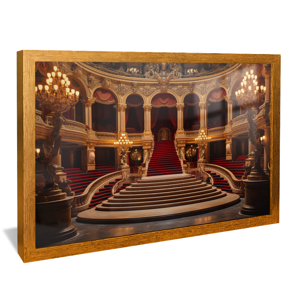 Palace Interior V921 Canvas