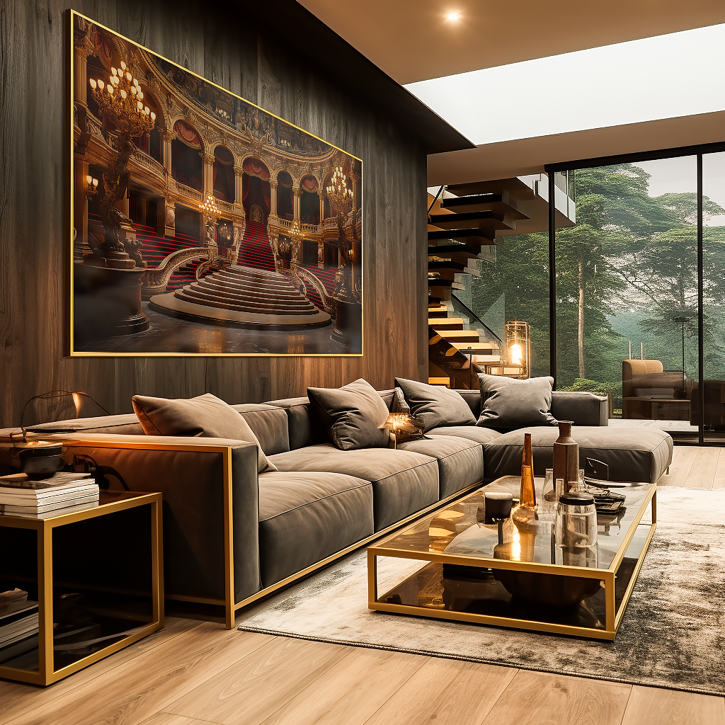 Palace Interior V921 Canvas