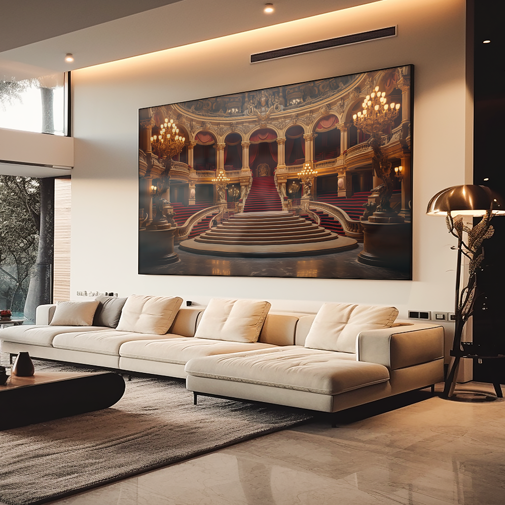 Palace Interior V921 Canvas