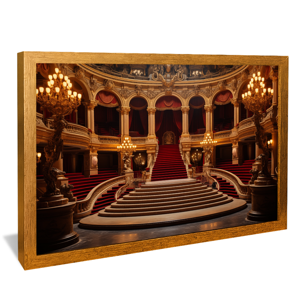Palace Interior V921 Canvas