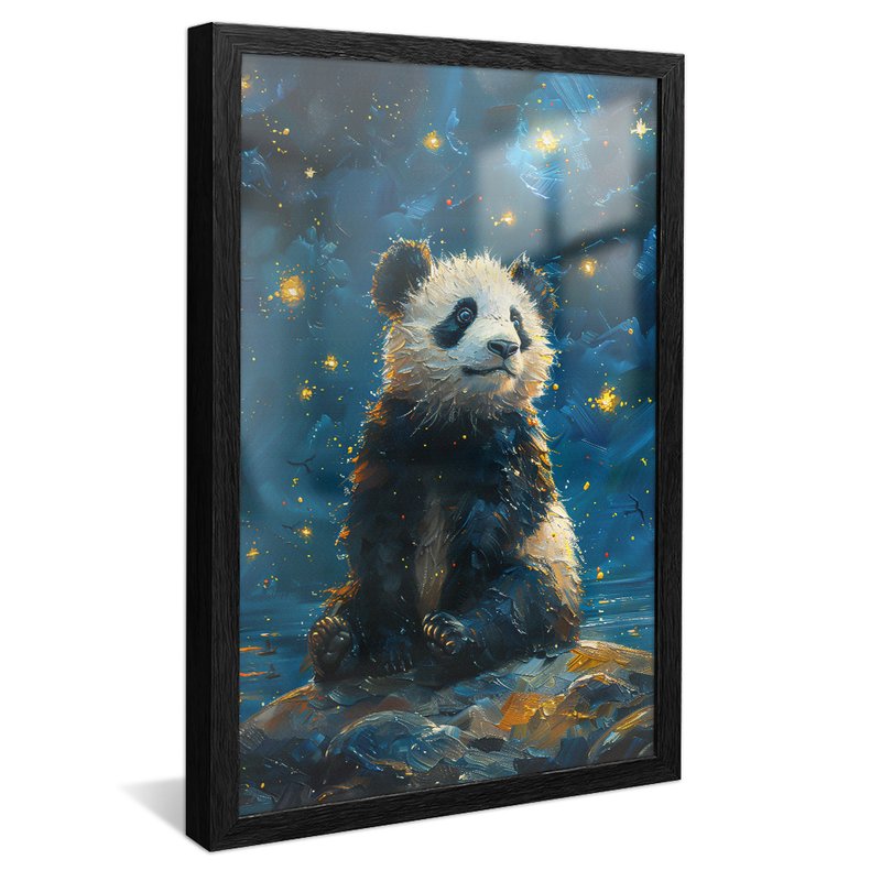 Panda in the Starry Sky V1605 Canvas