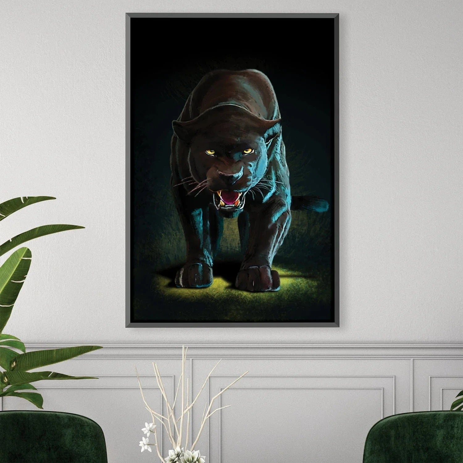 Panther Painting Canvas