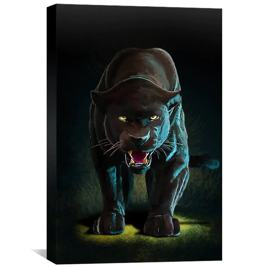 Panther Painting Canvas