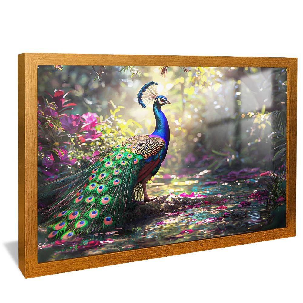 Peacock and Colors V2056 Canvas