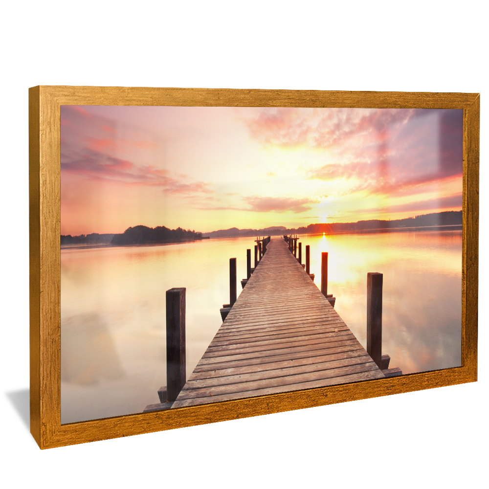 Pier at Sunset Canvas V1027