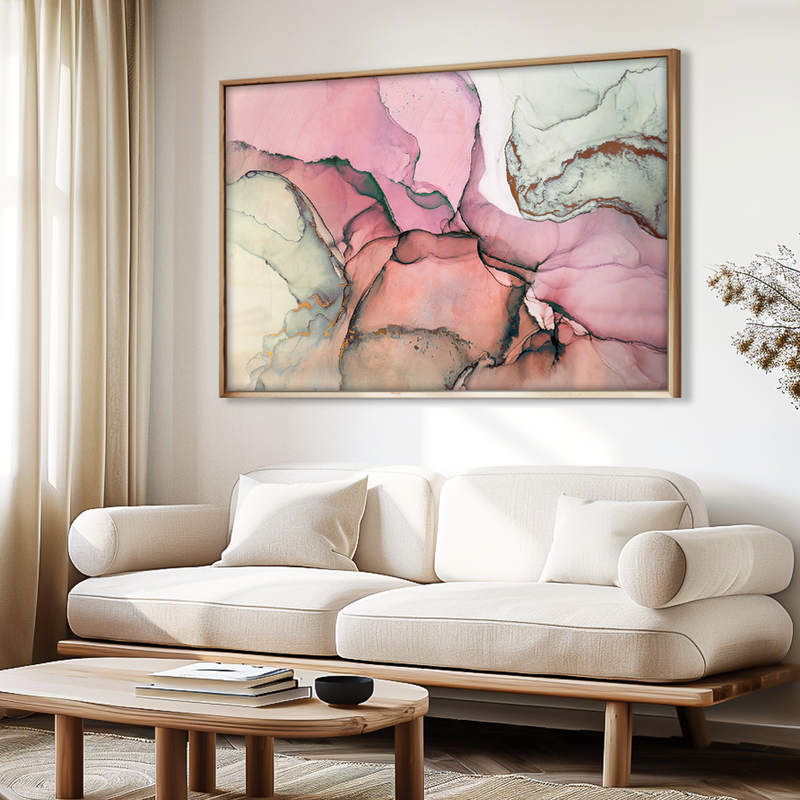 Pink Marble V1597 Canvas