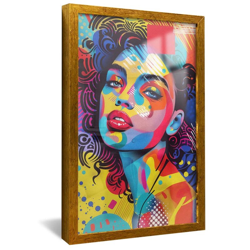 Pop Woman Art V1881 Canvas