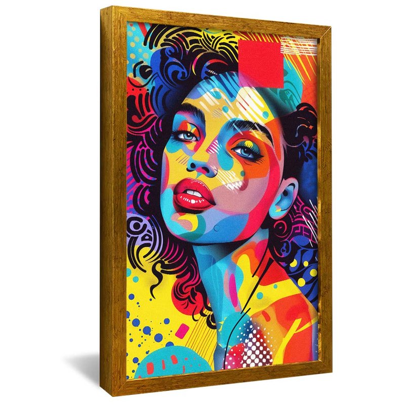 Pop Woman Art V1881 Canvas