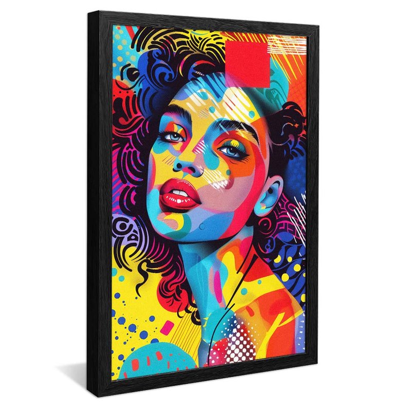 Pop Woman Art V1881 Canvas