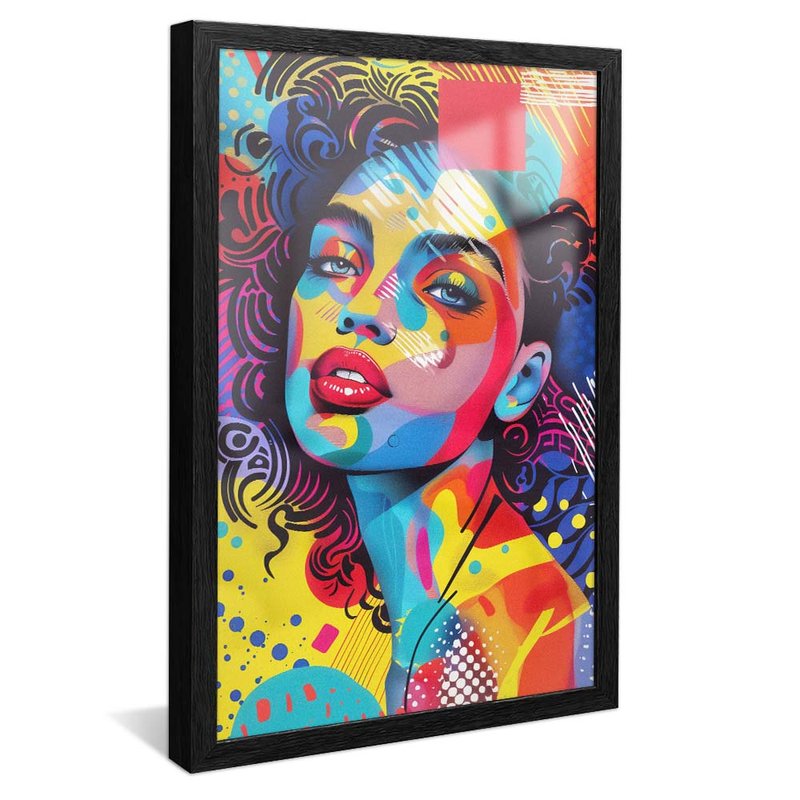 Pop Woman Art V1881 Canvas