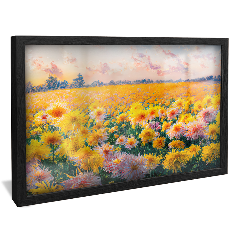 Portrait Field of Sunflowers V1328 Canvas