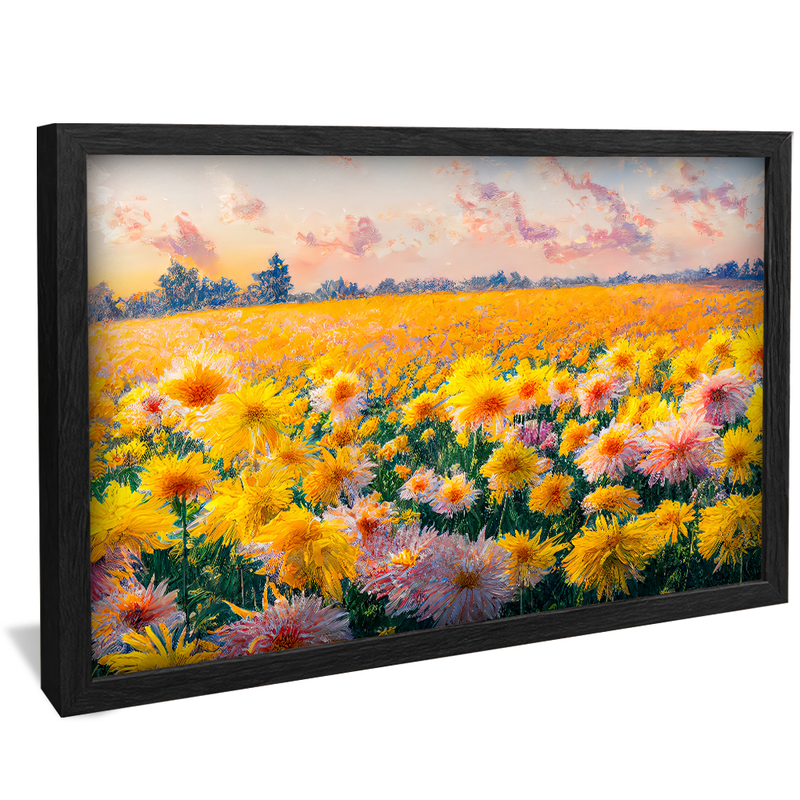 Portrait Field of Sunflowers V1328 Canvas