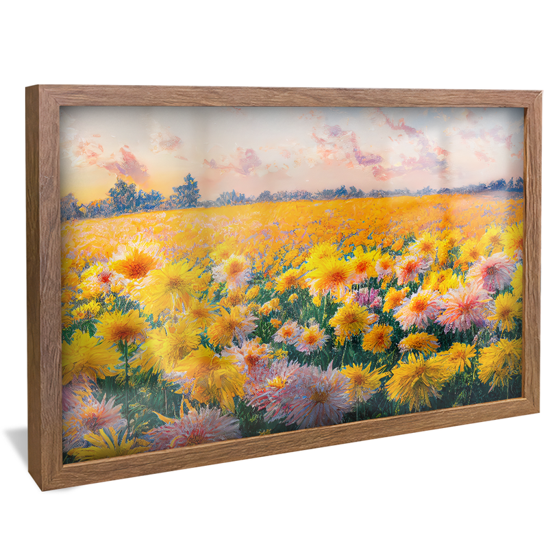 Portrait Field of Sunflowers V1328 Canvas