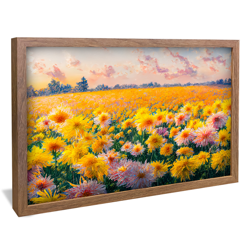 Portrait Field of Sunflowers V1328 Canvas