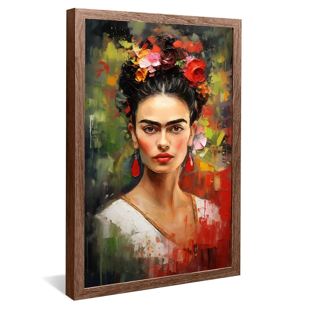 Portrait Frida Kahlo Canvas V769