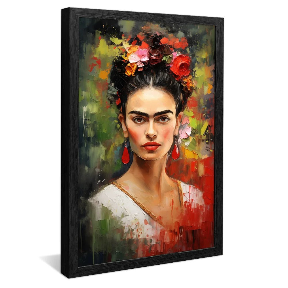 Portrait Frida Kahlo Canvas V769