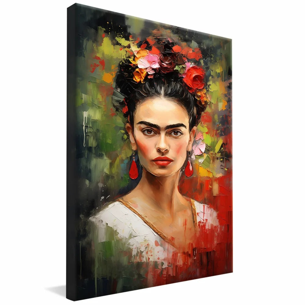 Portrait Frida Kahlo Canvas V769