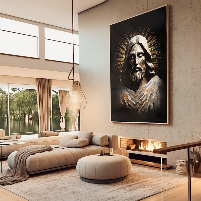 Portrait Jesus Stretch V868 Canvas