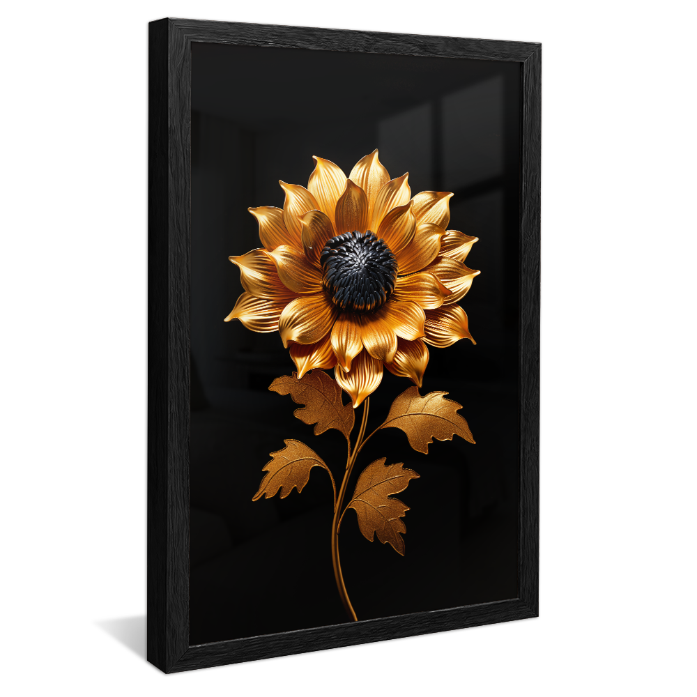 Portrait Sunflower V986 Canvas