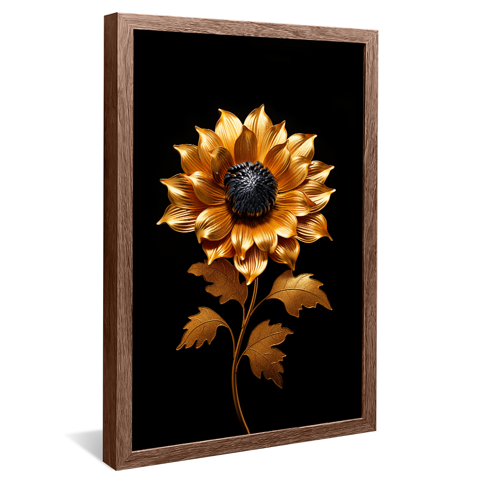 Portrait Sunflower V986 Canvas